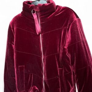 Velvet Burgundy Women's Jacket